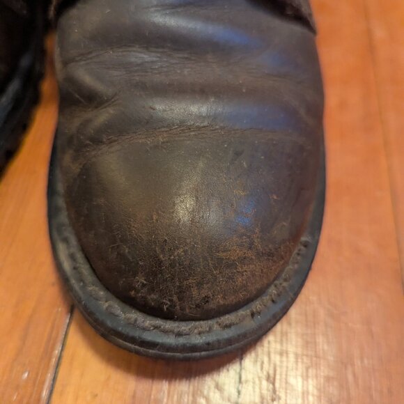 Rugged Harley Davidson Leather Biker Boots w/ Buckles - Picture 9 of 9